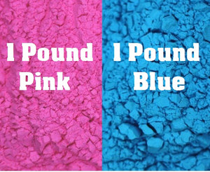 gender reveal powder holi color pink blue